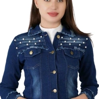 Denim Jacket - Light blue, S 