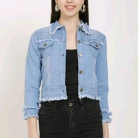 Denim Jacket - Dark blue , S