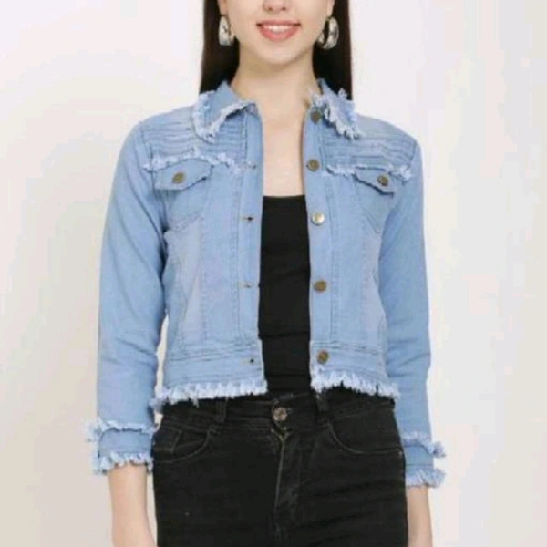 Denim Jacket - Dark blue , S