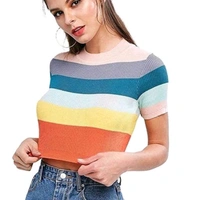 Rainbow Top 🌈 - Rainbow, S 