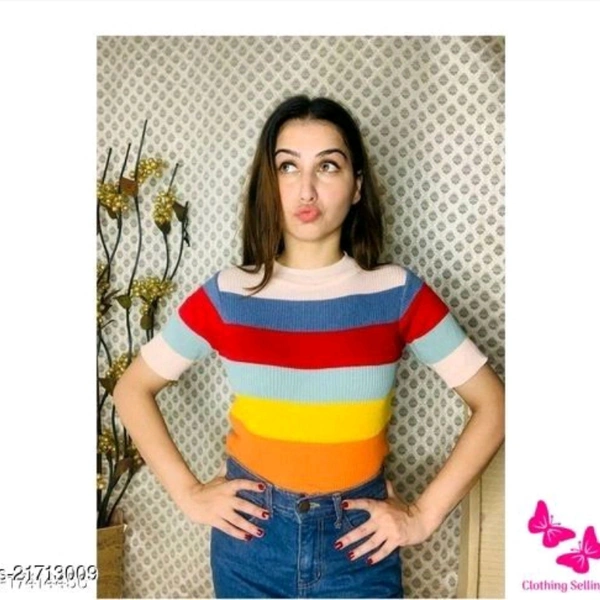 Rainbow Top 🌈 - Rainbow, M