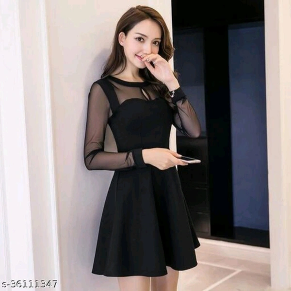 Hot Black Dress - Black, L