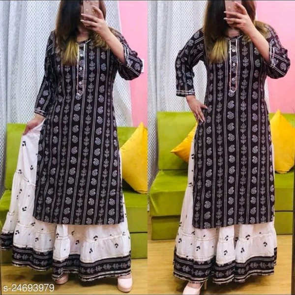 Kurta Set - Red, XXXL
