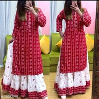 Kurta Set - Red, XXXL