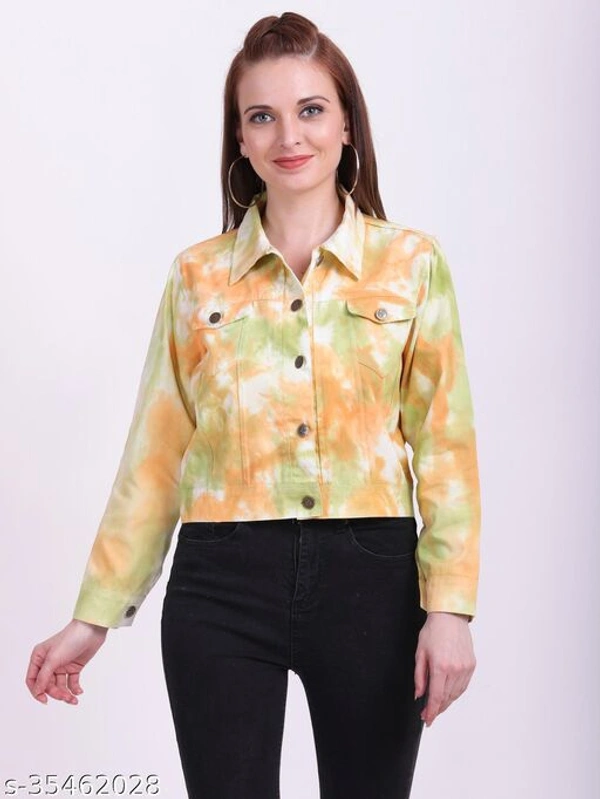 Tie Dye Jacket - Yellow, L