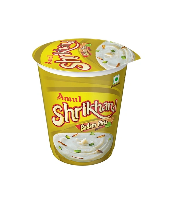 Amul Shrikhand Badam Pista 500 Gm