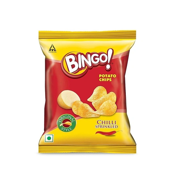 Bingo Potato Chips Chilli Sprinkled 85 Gm