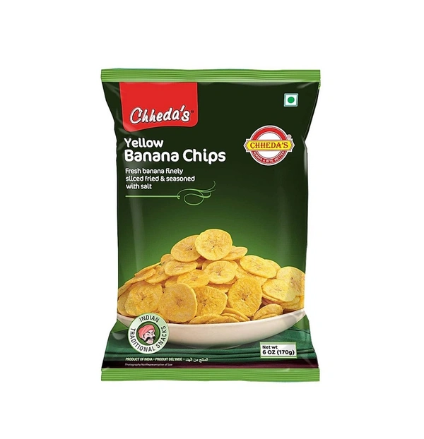 Chheda's Yellow Banana Chips 170 Gm