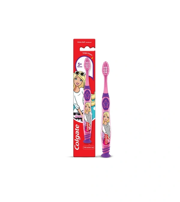 Colgate Tooth Brush Kids Barbie Extra Soft 5+ Years 