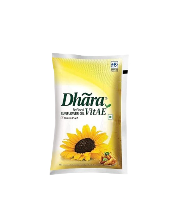 Dhara Refined Sunflower Oil 1 Lit - 1 Lit