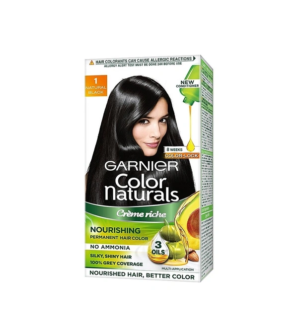 Garnier Colour Natural 1 Black 60 Ml - 