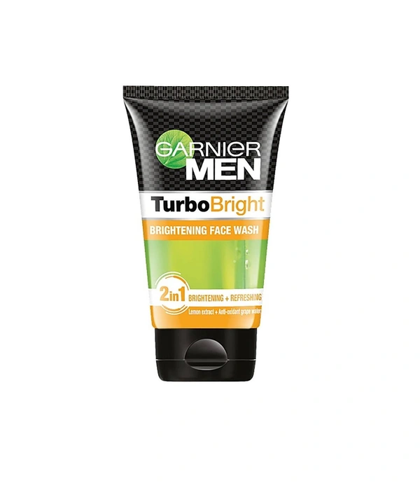 Garnier Men Facewash Turbo Bright 100 Gm  - 