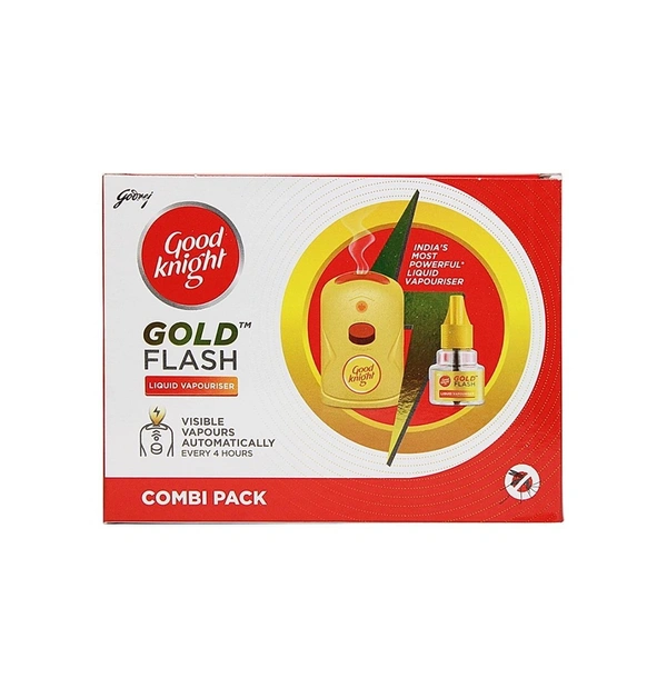 Good Knight Gold Flash Combi Pack - Machin + Refill 45 Ml