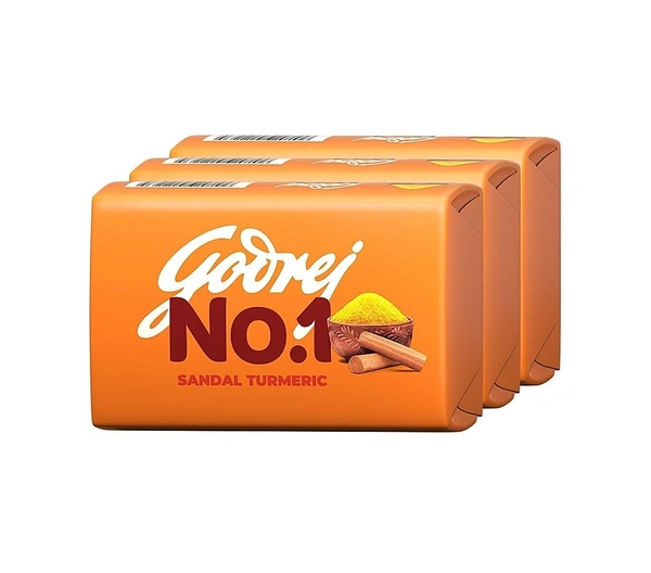 Godrej Soap No. 1 Sandal & Turmeric  - 3*100 Gm