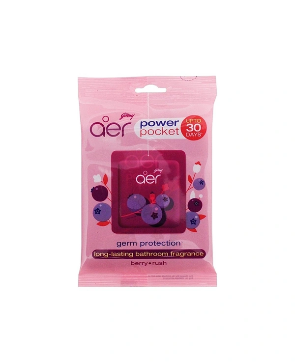 Godrej Aer Pocket bathroom Fragrance Berry Rush 10 gm - 