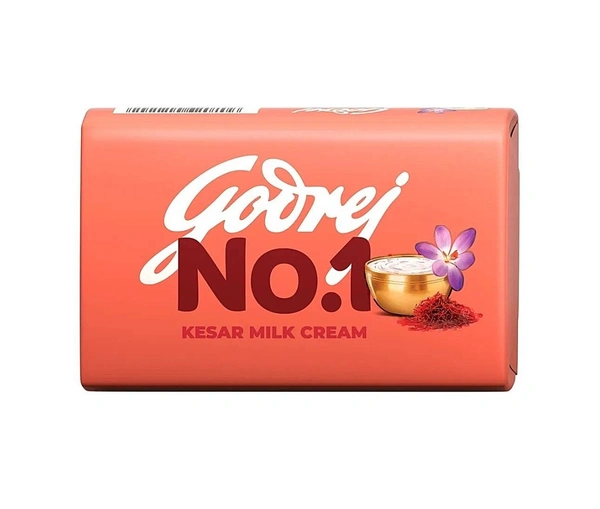 Godrej Soap No. 1 Kesar & Milk Cream 3*150 Gm - 