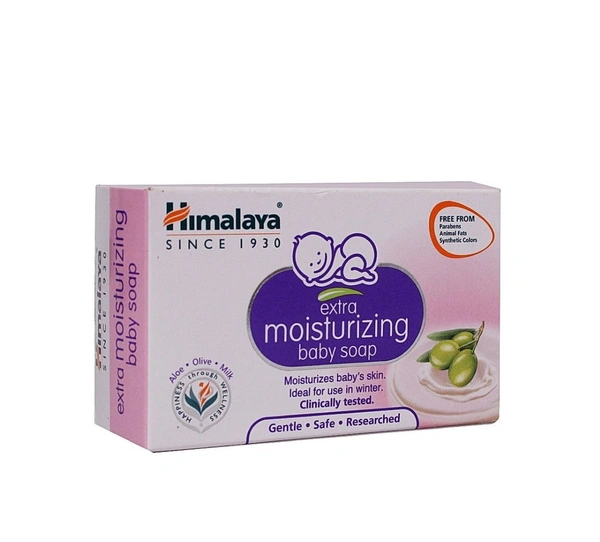 Himalaya Baby Soap Extra Moisturizing  - 125 Gm