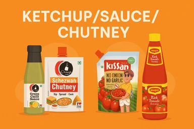 Ketchup, Sauces & Chutney