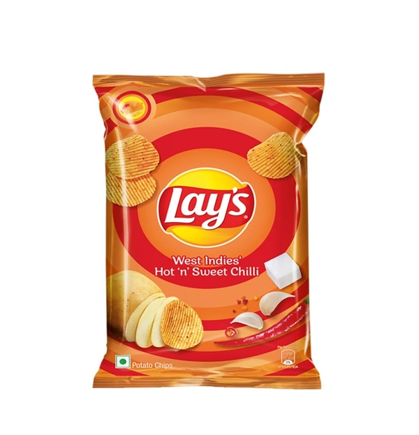 Lays Potato Chips Hot N Sweet Chilli  - 82 Gm