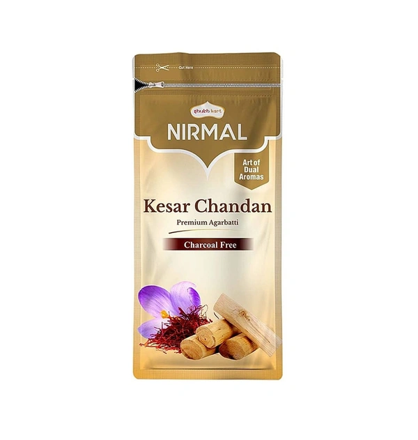 Shubh Kart Nirmal Agarbatti 150 Gm  - Kesar Chandan