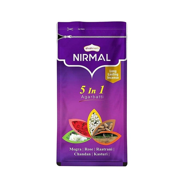 Shubh Kart Nirmal Agarbatti 150 Gm  - 5 In 1