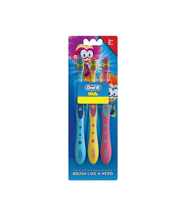 Oral B Tooth Brush Kids 2+ Years 3 Pc - 