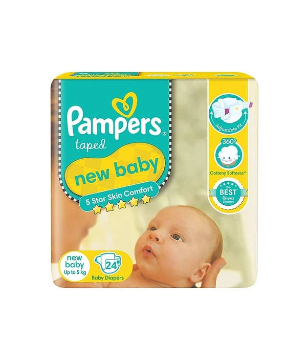 Pampers Diaper New Born Baby  - 24 U