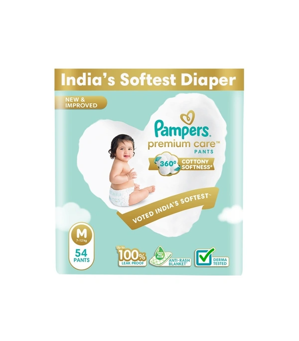 Pampers Diaper Pants Premium Care M - 54 U