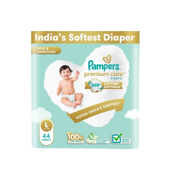 Pampers Diaper Pants Premium Care L - 44 U