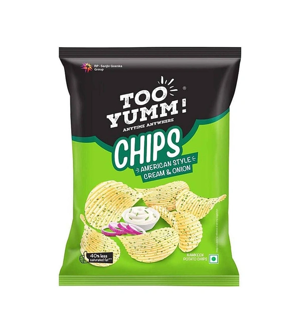 Too Yumm Chips Cream & Onion 82 Gm