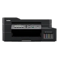 TANK SYSTEM- Brother DCP-T820DW Printer - Auto Duplex Printing, Print, Scan, Copy, ADF, WiFi/LAN/USB, Print Up To 15K Pages In Black And 5K In Color Each For (CMY),
