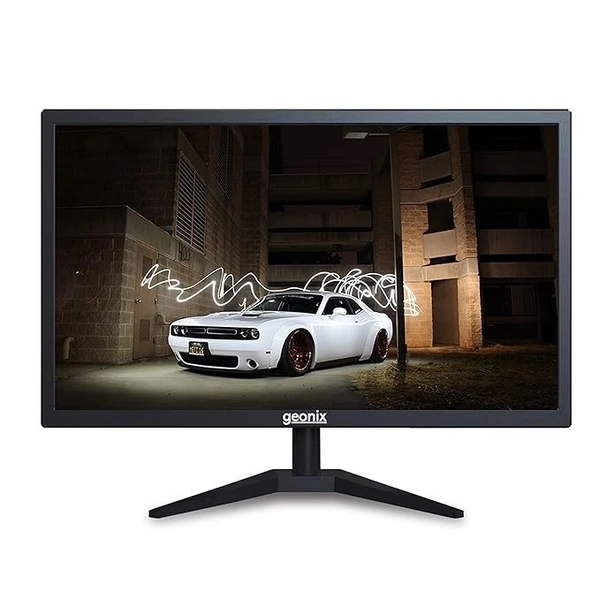 SIZE- 19"- GEONIX PC Monitor (49.53 cm/19.5 Inch) | Display Output-VGA & HDMI | LED Display | Resolution 1600 x 900 | Power Consumption 21W(Max) | 3 Years Warranty