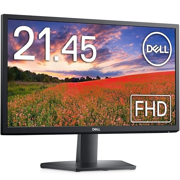 SIZE- 22"- Dell SE2222H 22" (55.88 cm) FHD Monitor 1920 X 1080 Pixels @60Hz, VA Panel, 5-Year warranty, Brightness 250 cd/m², Contrast Ratio 3000:1, HDMI & VGA, Tilt-adjustment