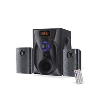 SPEAKERS- FINGERS Challenger Wood Encased Multimedia 2.1 Speaker (18 W Stereo Powerful Bass | Bluetooth, FM, USB, SD, AUX (RCA) | Remote Control)
