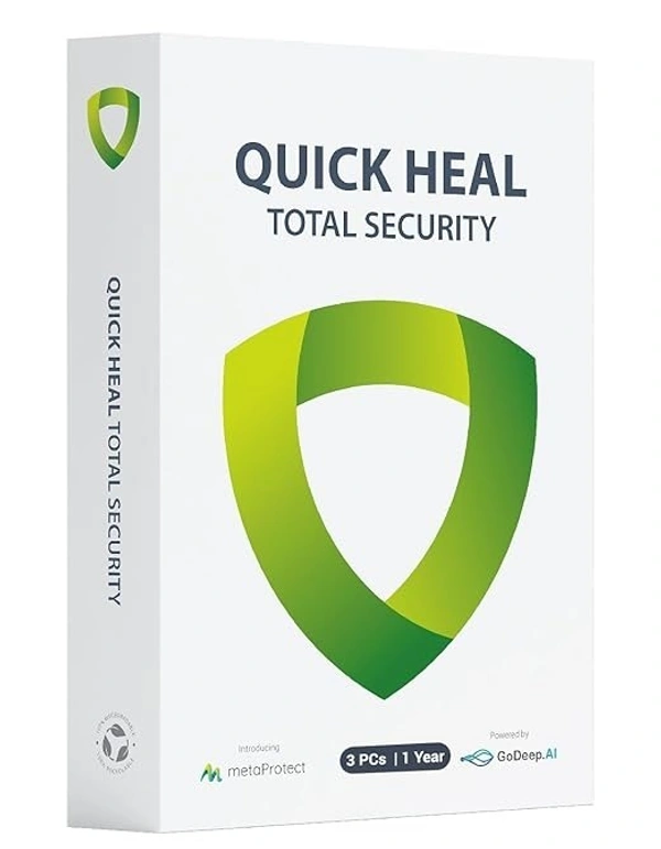 ANTIVIRUS- MULTIUSER- 1 YEAR- 3PC- Quick Heal | Total Security Latest Version | 3 Users | 1 Year