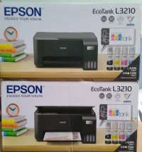 TANK SYSTEM- Epson Ecotank L3210 A4 All-in-One Wired Colour Home Inkjet Printers, Black