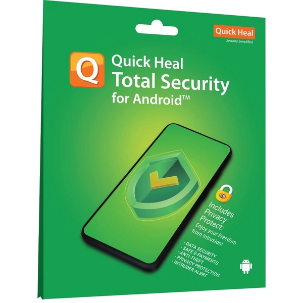 ANTIVIRUS- 1YEAR- MOBILE SECURITY 1USER- 1 Device, 1 Year, Quick Heal Total Security for Android Smartphones