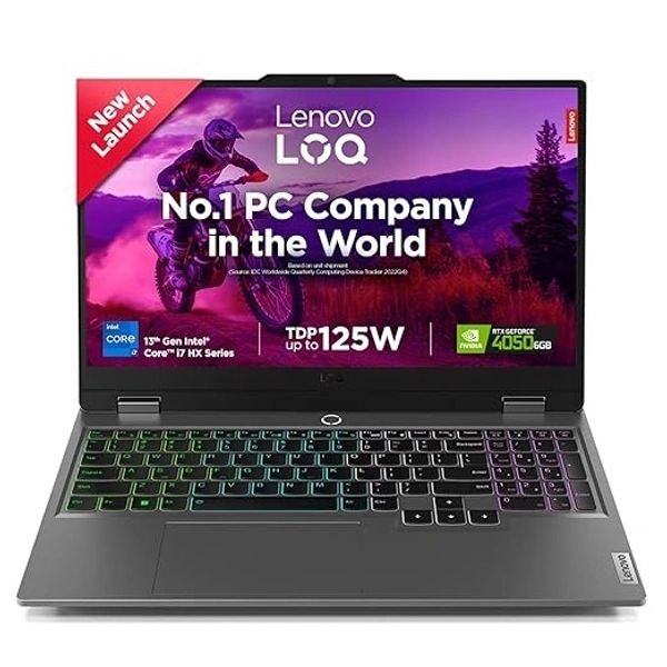 CORE I7- 13TH GEN- i7-13650HX/24GB(2x 12GB/512GB/RTX™ 4050 6GB GDDR6/15.6" FHD  IPS 300nits AG  IPS 300nits/4-Zone RGB Backlit/Luna Grey/Win 11,Office H&S 2021/1Y+ADP