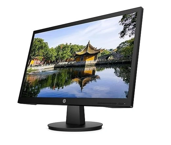SIZE- 22" - HP V22v 21.5" (54.6cm) LED 1921 x 1080 Pixels FHD Screen with 178 Degree Viewing Angles, 60Hz, Flicker Free, HDMI 1.4; VGA, 250 nits(450M4A6), V22v FHD Monitor, Black