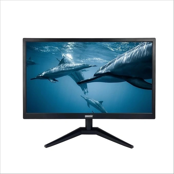 SIZE- 24"- GEONIX 24 Inch PC Monitor | TFT | Full HD 1920 x 1080 Pixels | Display Output VGA & HDMI | with LED Back Light Technology |3 Years Warranty