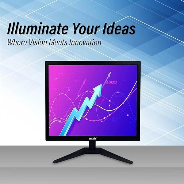 SIZE- 17"- GEONIX PC Monitor (43.18 cm/17 Inch), VGA & HDMI, LED Display, 1280X1024 Resolution, 16.7M Color, 16W(Max) Power Consumption