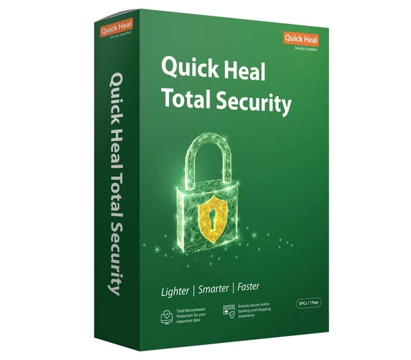 ANTIVIRUS- 1YEAR- 5PC- Quick Heal | Total Security Latest Version | 5 Users | 1 Year 