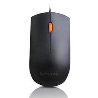 MOUSE- WIRED- Lenovo 300 Wired Plug & Play USB Mouse, High resolution 1600 DPI Optical Sensor, 3-button design with clickable scroll wheel, Ambidextrous, Ergonomic mouse for comfortable all-day Grip (GX30M39704)