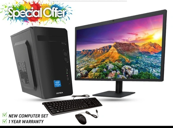 NEW PC SET OFFER-3 - INTEL CORE I3- PC SET With 19" LED HD Monitor + Multimedia USB Keyboard & Mouse@ 14999 Only ( Limited Offer )