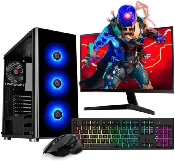 NEW PC SET OFFER-6 - INTEL CORE I5- PC SET With 22" LED HD Monitor +  16 GB Ram + 512 GB SSD + GAMING CABINET WITH RGB LED +RGB Gaming Multimedia USB Keyboard & Mouse@ 24999 Only ( Limited