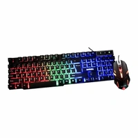 COMBO- WIRED- GAMING- ZEBION Sensei Wired Gaming Keyboard Mouse Combo with RGB Lights, The Backlit Keys are Bright and Sharp, Adjustable DPI with Color Changing RGB Light, Durable Body, 1 Year Warranty