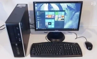 CORE I5- 2ND GEN- BRANDED SET- (Renewed) HP Elite 8200 Desktop( Core i5/4 GB/500GB/Windows 10 Home) with 17-inch monitor (43.18 cm) , Black