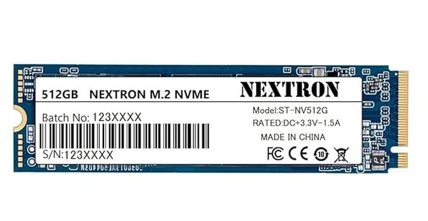 SSD- M.2 NVME- 512 GB- Nextron M25121 512GB Internal SSD for Laptop, Desktop | 5 Years Warranty | SSD NVMe M.2