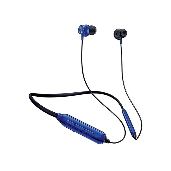 NECKBANDS- FINGERS FC-Royale Bluetooth Wireless Neckband in Ear Earphones with Built in Mic (Royal Blue)