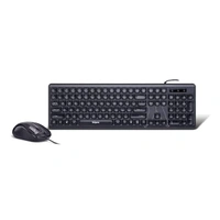 COMBO- WIRED- FINGERS Velvet C4 Wired Slim Keyboard and Mouse Set